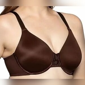 NWT Vanity Fair Back Minimizer Full Support Underwire Bra 76080 Cappuccino  44C